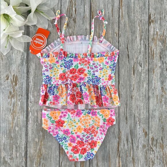 Tankini & Bikini Swimsuit Bathing Suit 2, 2-Piece Sets Size 2T - Picture 2 of 5
